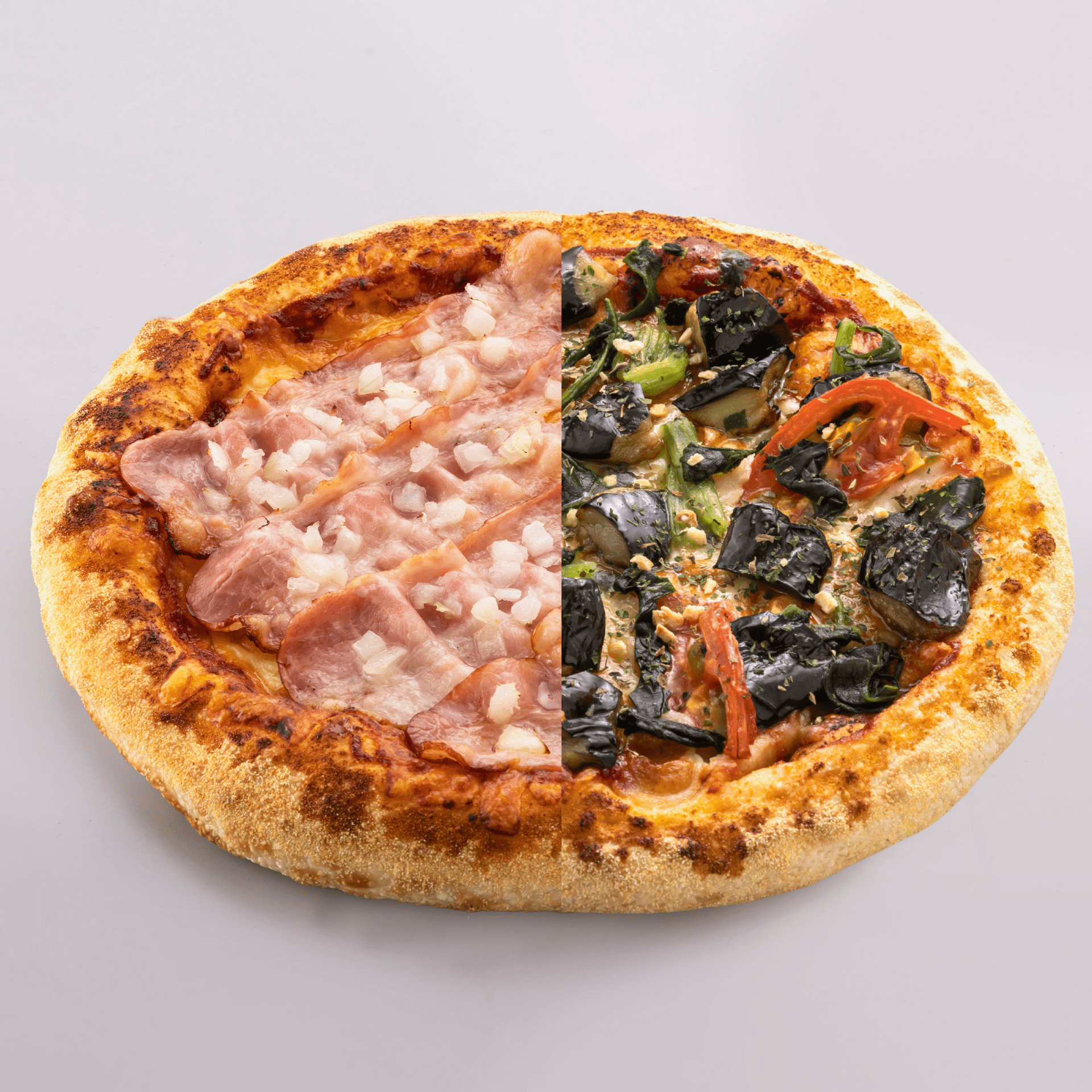 Wベーコン&ベジーハーブ