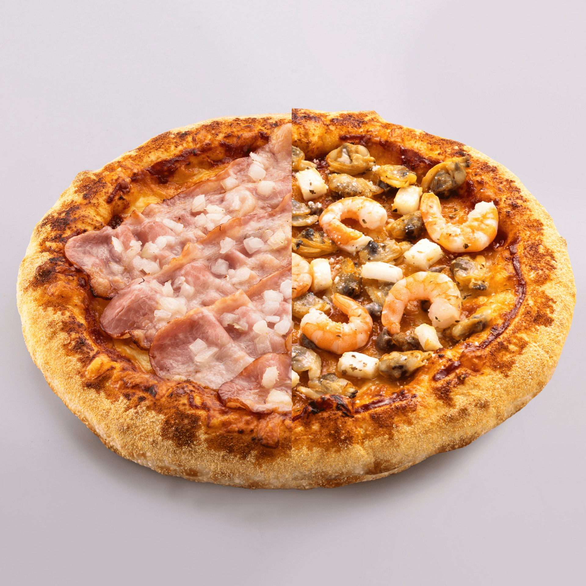 Wベーコン&三つ星シーフード